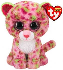 PELUCHE TY BEANIE BOOS - LAINEY LÉOPARD MULTICOLORE PETIT 6